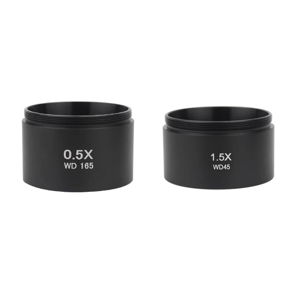 Lente Barlow WD165 0.5X para microscopio estereoscópico con rosca de 48mm 6