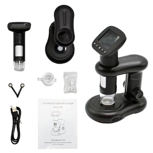 Image of Digital USB Microscope 1000X Magnification 2 Inch Mini Handheld Microscope
