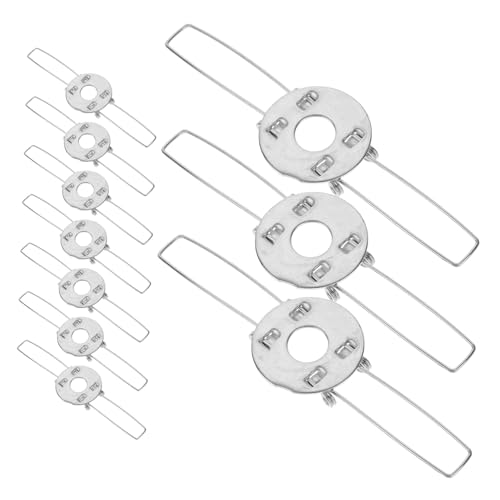 Cabilock Light Spring Clips 10 Pack Lamp Shade Adapter Bulb Retaining Spring Clips Diy for Lampshade