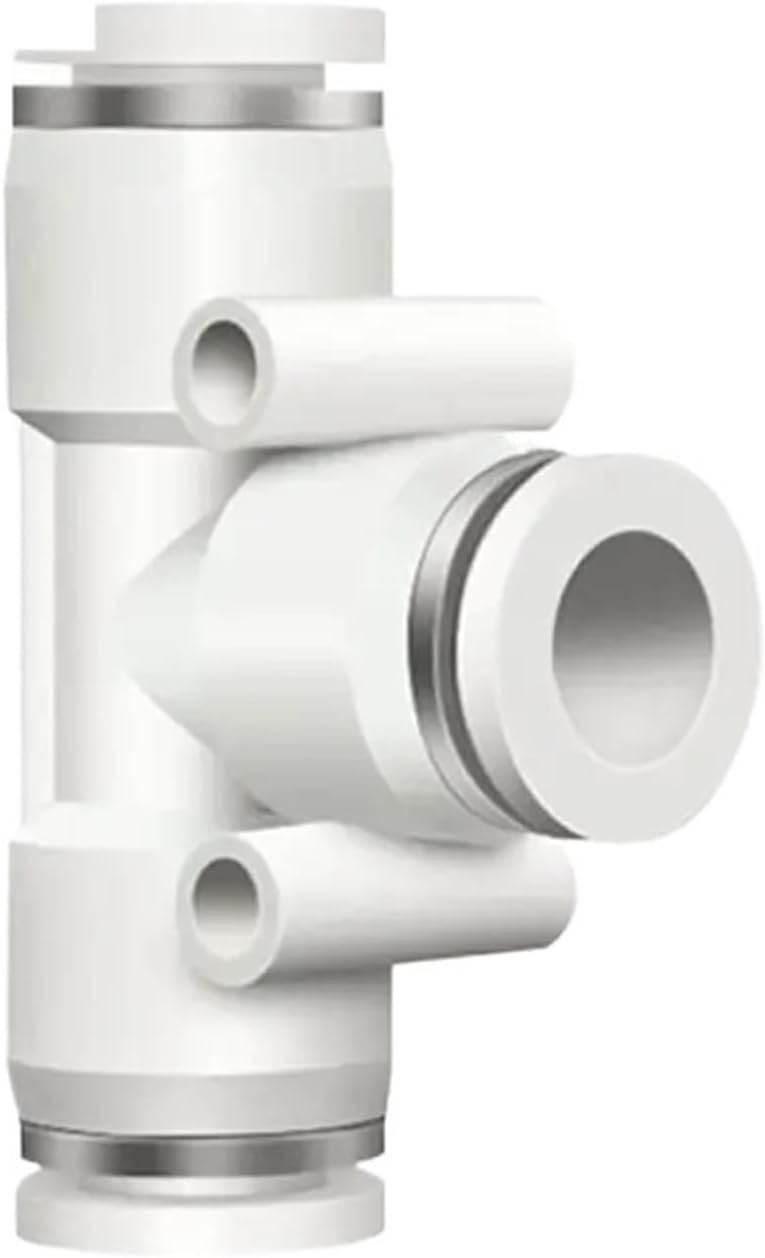 1/10/20 PCS PE Pneumatic Air Quick Fittings OD 4 6 8 10 12 14 16mm Tube Pipe Connector for Industrial Automation(PE-12,1 PC)