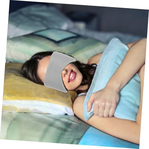 GOOHOCHY 双面氷絲遮光睡眠 耳覆い付き 防音効果 男女兼用 通気性冷感アイ 旅行 夏用快適装着