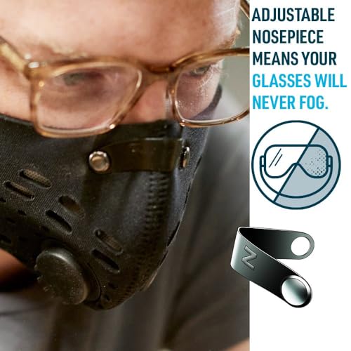 Image of RZ Mask - M1 Neoprene Economy Value Pack - Reusable Dust Mask for Woodworking, Sanding, Construction, Mowing & ATV - Large - Black