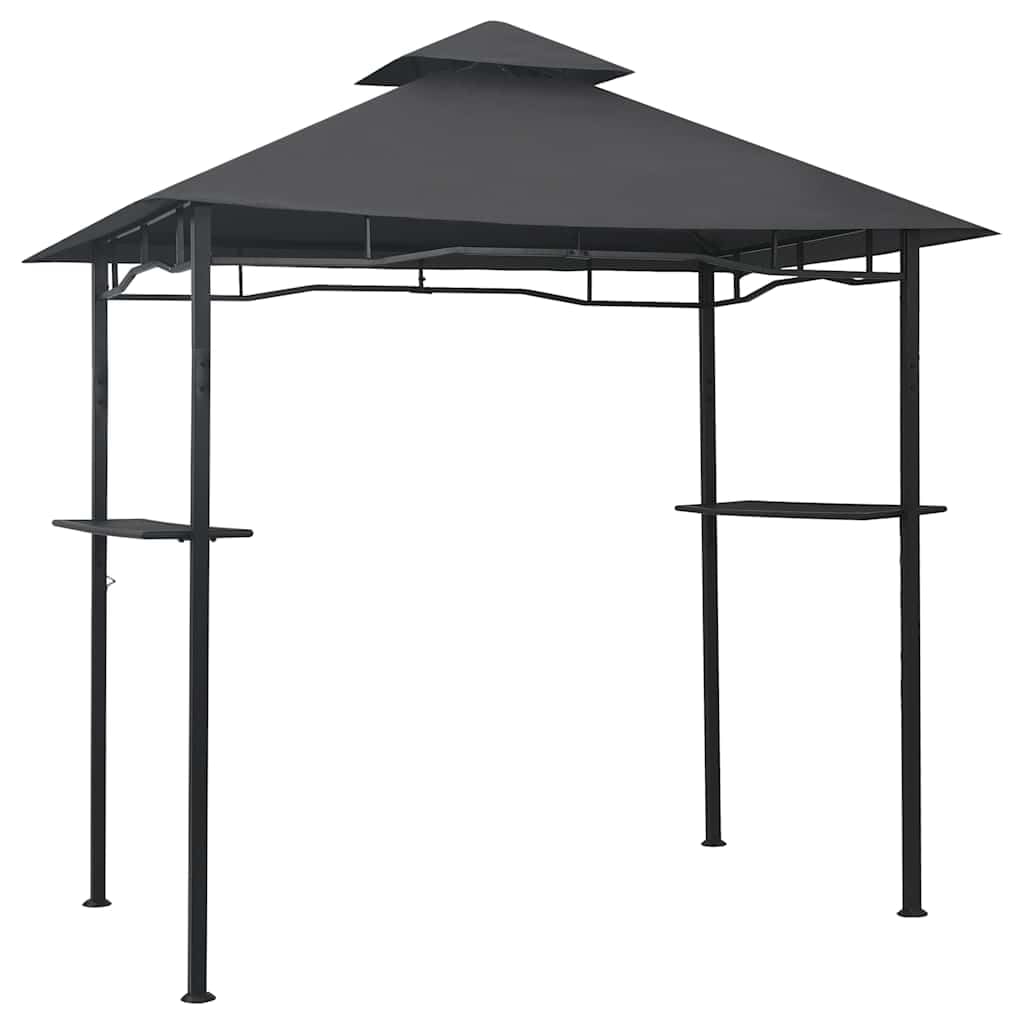 Pawilon BBQ 240 x 150 x 255 cm, antracyt, stal