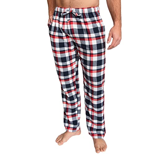 Fila Men's Woven Flannel Sleep Pant Pajama Bottoms
