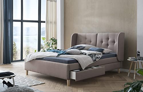 Traumnacht Polsterbett, inclusive Bettkasten mit 4 Schubladen und...