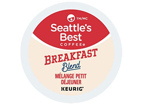 Seattle's Best Coffee Breakfast Blend single serve K-Cup pods for Keurig brewers, 10 Count