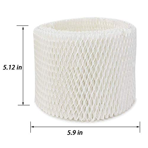 Extolife 2 Pack Replacement Humidifier Filter for Vicks & Kaz WF2 Humidifier V3100, V3500, V3500N, V3600, V3700, V3800, V3850, V3850JUV, V3900, V3900JUV, VEV320, 3020, ECM-250i, ECM-500, WA-8D (2) - Thumbnail 2