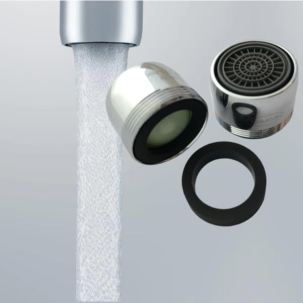 Neoperl Faucet Cascade Aerator Low Flow 0.5 gpm Aerated Bathroom Stream Standard Dual Threaded (Lime Single), 31 2200