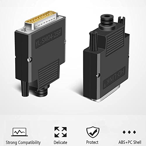 PENGLIN 2PCS DB25 Solderless Male RS232 D-SUB Serial Adapters - Image 2