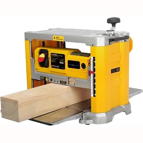 Cepilladora de espesor de madera multifuncional for trabajo pesado, 2000 W, cepilladora de banco, cepilladora eléctrica for carpintería de 12 pulgadas, H6-160 mm