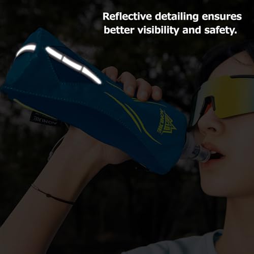 Azarxis TPU Soft Flask Collapsible Water Bottles BPA-Free 250ml 350ml 500ml 600ml for Hydration Vest Pack Running Hiking Cycling Climbing - Image 6