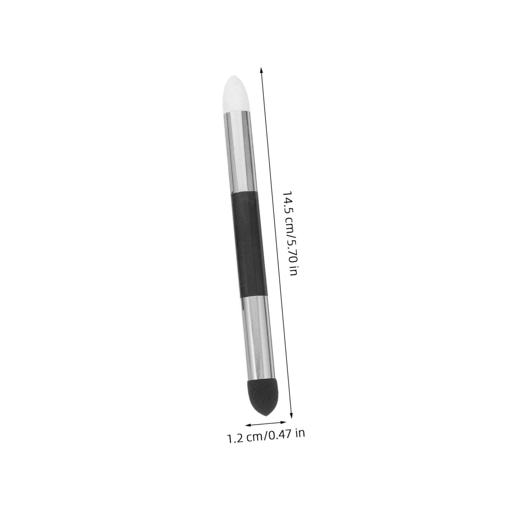 Set 6pz Pennelli Spugna Doppia Punta Lavabili per Disegno Portatili e Resistenti per Schizzi e Pittura Principianti