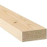 2 in. x 4 in. (1 1/2' x 3 1/2') Construction Premium Whitewood Board Stud Wood Lumber - Custom...