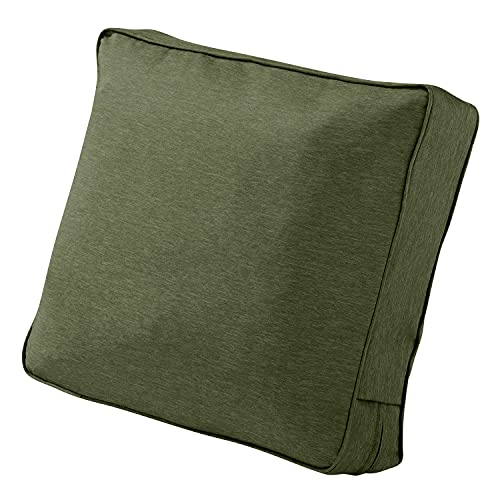 Classic Accessories Montlake FadeSafe FadeSafe Patio Lounge Chair/Loveseat Back Cushion, 21 x 20 x 4 Inch, Heather Fern