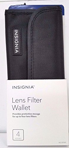 Insignia 4-Pocket Camera Lens Filter Wallet - Lens Pouch Adapter case