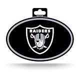 NFL Oakland Raiders Color Team Logo Oval Sticker