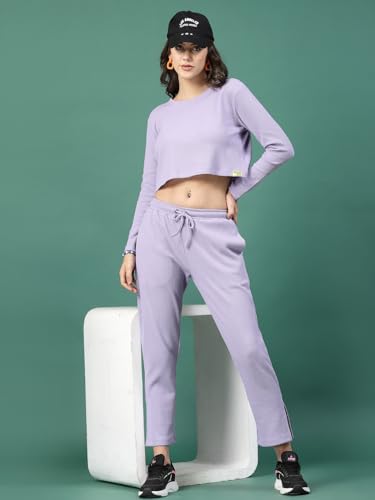Image of Rigo Cotton Co-ord Set for Women | Round Neck, Slim Fit Tracksuit Co-ords Set for Women | Stylish Dresses for Women | Casual Wear, Beach Wear, Vacation Wear Outfit for Women