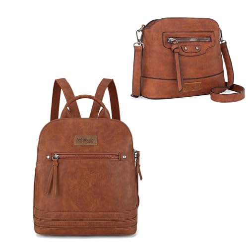Wrangler Crossbody Bags for Women & Medium Backpack Purse for Women