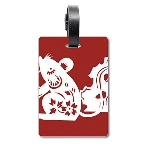 Étiquette valise voyage sac - Identificateur de bagage Année du Rat