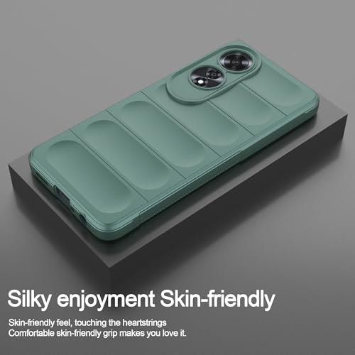 ESTH® Liquid Silicone Case for Oppo A60 4G with Anti-Germ Protection, Anti-Scratch Soft Microfiber Lining - Image 2