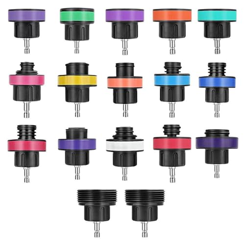 Holdfiturn 28Pcs Radiator Pressure Tester Kit - Universal Cooling System Diagnostic Tool Professional Radiator Leak Detection Coolant Filling Kit for Cars