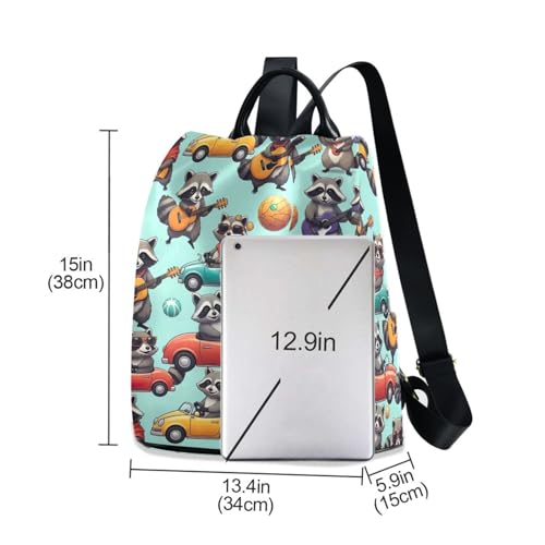Sac à dos avec plusieurs poches raton laveur pour rangement optimal