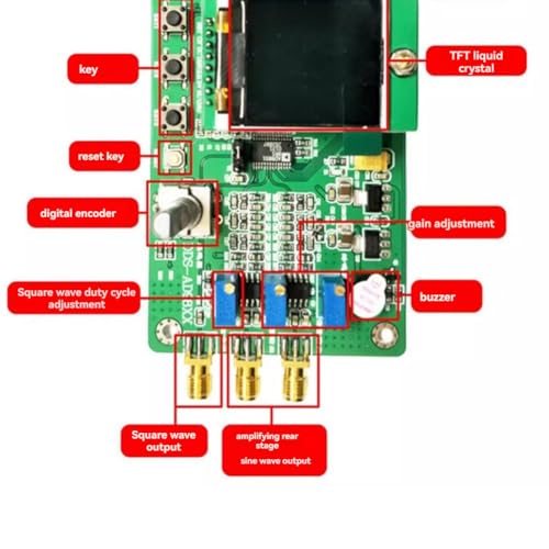 Generador de señales AD9851 DDS con programa LCD compatible con función de escaneo 7