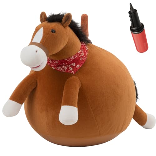 WALIKI Horse Hopper Ball for Kids | Hippity Hop | Jumping Hopping Ball | Sit & Bounce (Small: Ages 3-5, Horse)