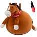 WALIKI TOYS Mr Jones: Small Plush Horse Hop Ball Hopper (Ages 3-5) Hopping Sit and Bounce with Handles
