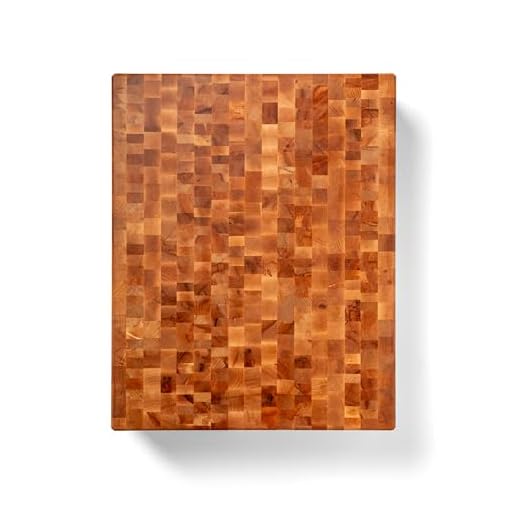 John Boos Block BB02 Classic Reversible Maple Wood End Grain Chopping Block, 30 Inches x 24 Inches x 6 Inches