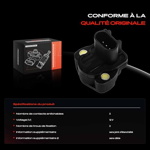 Capteur papillon résout code défaut moteur pour Wrangler II et Cherokee