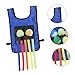BESPORTBLE Interactive Boys and Girls Educational Toy 1 Set of Throwing Balls Tail Vest Sticky Ball Toys for Boys Girls Random Color