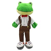 Sharewood Forest Friends Freddy The Frog Hand Puppet - Stuffed Animal for Toddlers, Kids, Teachers, Daycare & School - Perfect for Puppet Theatre and Creative Play