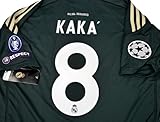 Kaka Retro Jersey CAMISTE 2009-2010 Full UCL. Patch Black Color (L)