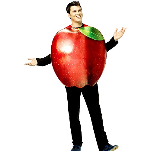 Magritte Apple Costumes - Rasta Imposta Get Real Apple, Red,