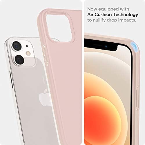 Spigen Thin Fit Back Cover Case for iPhone 12 Mini (TPU + Poly Carbonate | Pink Sand)