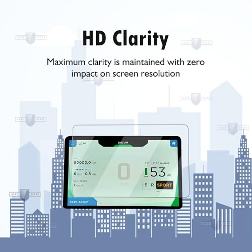 Image of Gear Guard Screen Protector For Honda Activa 125 (2025) | Activa 110 DLX Scooter Instrument Cluster Touch 4.2 inchinch Screen Display - Clear