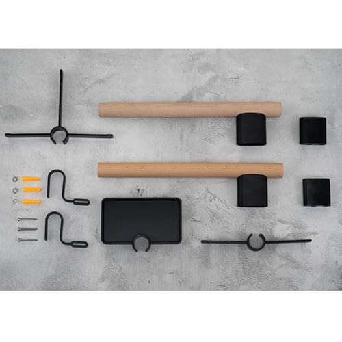 Support mural vélo pour suspendre casque et chaussures sans encombrer le sol - 6