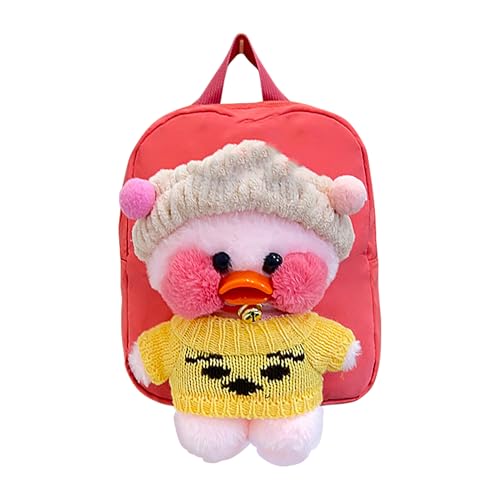 Sac à dos pour fille Teksome avec peluche canard imperméable pour pique-nique