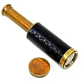 telescopio para espiar vecinos Telescopio antiguo victoriano de latón espía telescopio náutico Spyglass Tamaño 6,2 pulgadas