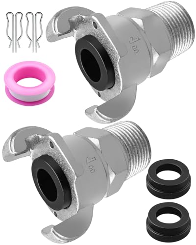2Pack 1Inch NPT Male Air Hose Fittings Fit for Pneumatic