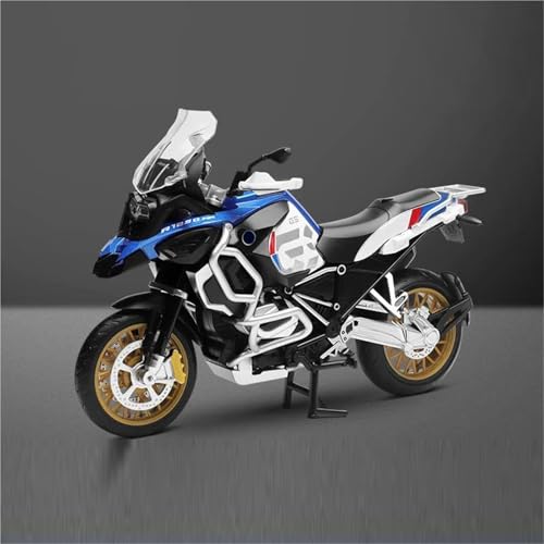 Miniature R1250GS 1/12 en métal, finie les chutes avec sa base fixe
