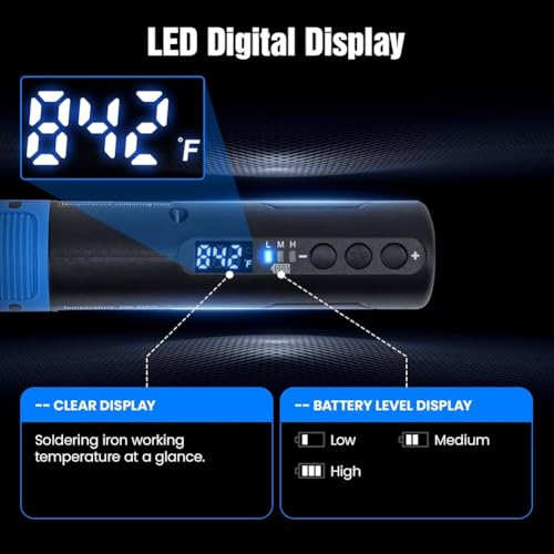Soldador inalámbrico USB para pequeños proyectos de soldadura LED 8