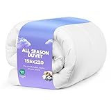 Cloud Pillow Edredón 155x220 - Edredón 4 Estaciones Acolchado con Relleno de Microfibra 300 g/m2 - Lavable, Apto para alérgicos y Certificado Oeko-Tex