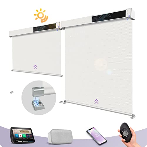 Volets roulants électriques extérieurs personnalisés étanches, protection UV intelligente, à l'énergie solaire, à commande à distance, compatibles avec...