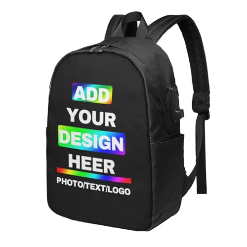 Personalized Backpack Custom Bags With Custom Backdrop Personalized Large-capacity Casual Travel Laptop Bag Backpack 1