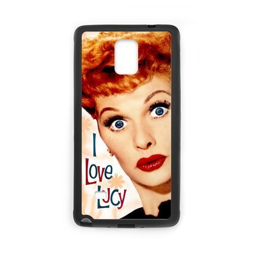 Fayruz  Personalized I Love Lucy Protective Hard Rubber Phone Case for Samsung Galaxy Note 4 Note4 Cover I N4O814