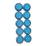Compatible con: PS3, PS4, PS5 UPONEW 10 tapas de silicona de repuesto para mando de PS3, PS4, PS5 (5 piezas azules con rojo + 5 piezas azules con negro)