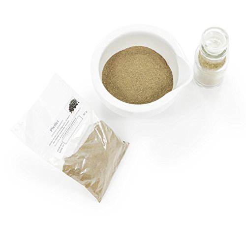 Pfeffer schwarz gemahlen, schwarzer Pfeffer, Universalgewürz, Piper nigrum, 30g