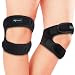 Maxdee 2 Pack Patella Knee Strap, Knee Pain Relief with 3D Silicone Adjustable Knee Band, Knee Brace Stabilizer for Men & Women for Running,Hiking,Weightlifting, Basketball,Riding,Volleyball & Squats